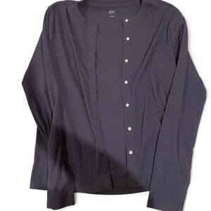 GAP | blue cardigan
